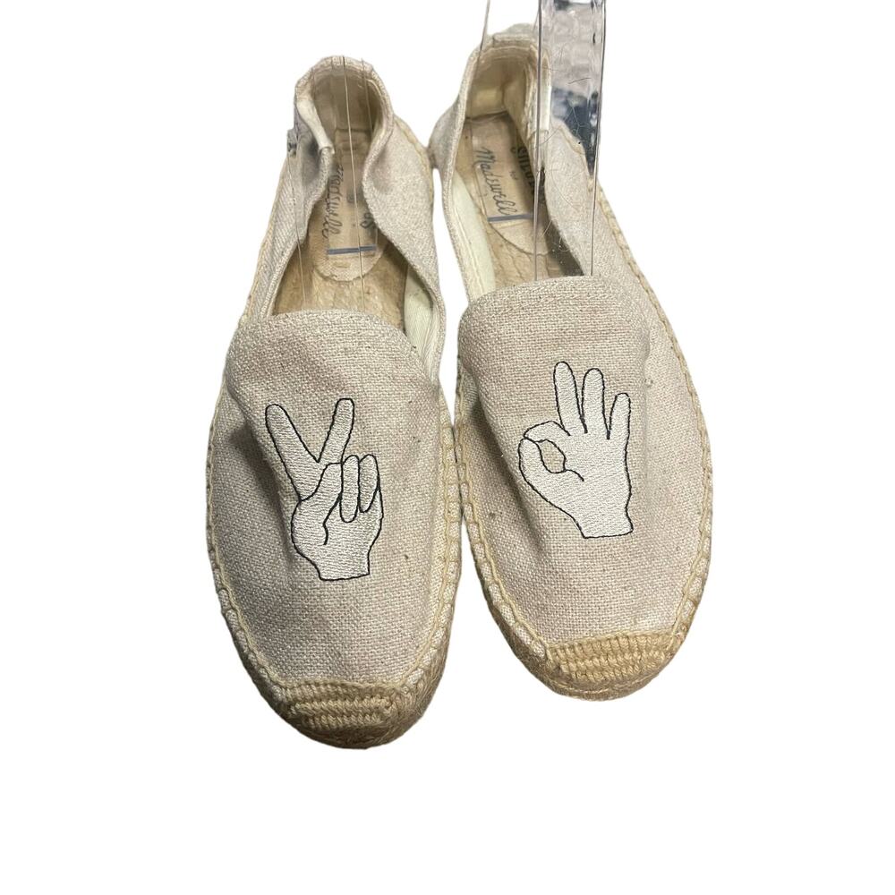 Soludos x Madewell Hand Jive Platform Espadrilles Women's Size 9